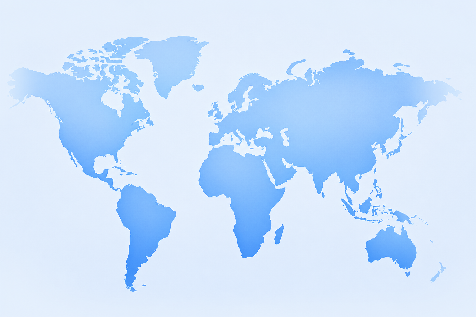 Global markets map illustration