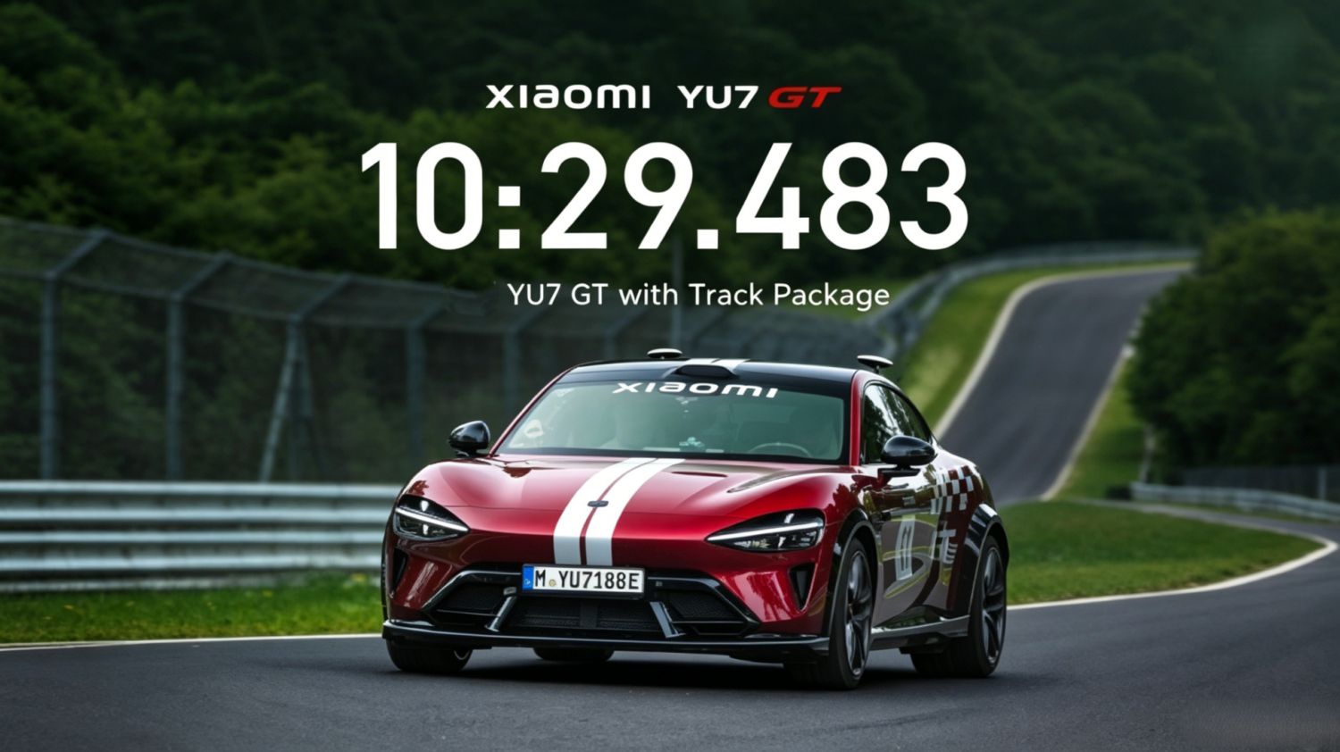 Xiaomi YU7 GT Sets World's First 10-Minute Autonomous Lap at Nürburgring